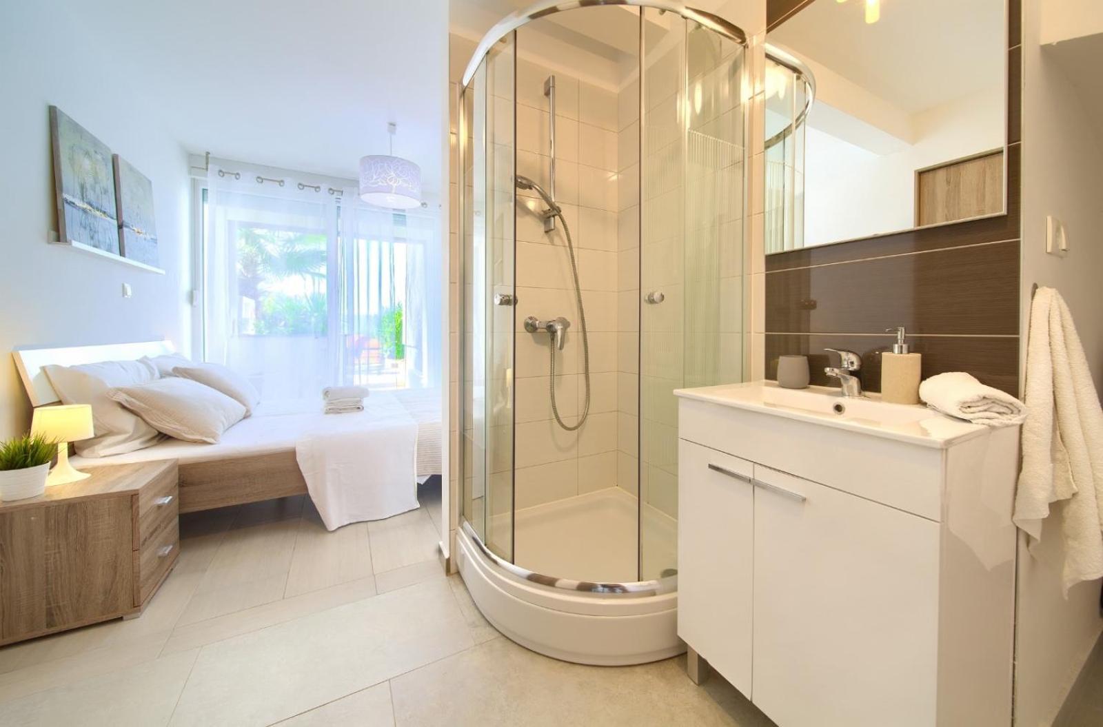 Apartment Sasso Bianco With The Private Pool Нивице Экстерьер фото