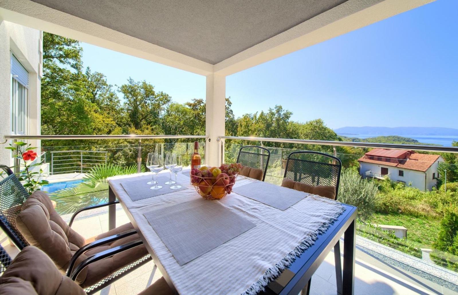 Apartment Sasso Bianco With The Private Pool Нивице Экстерьер фото