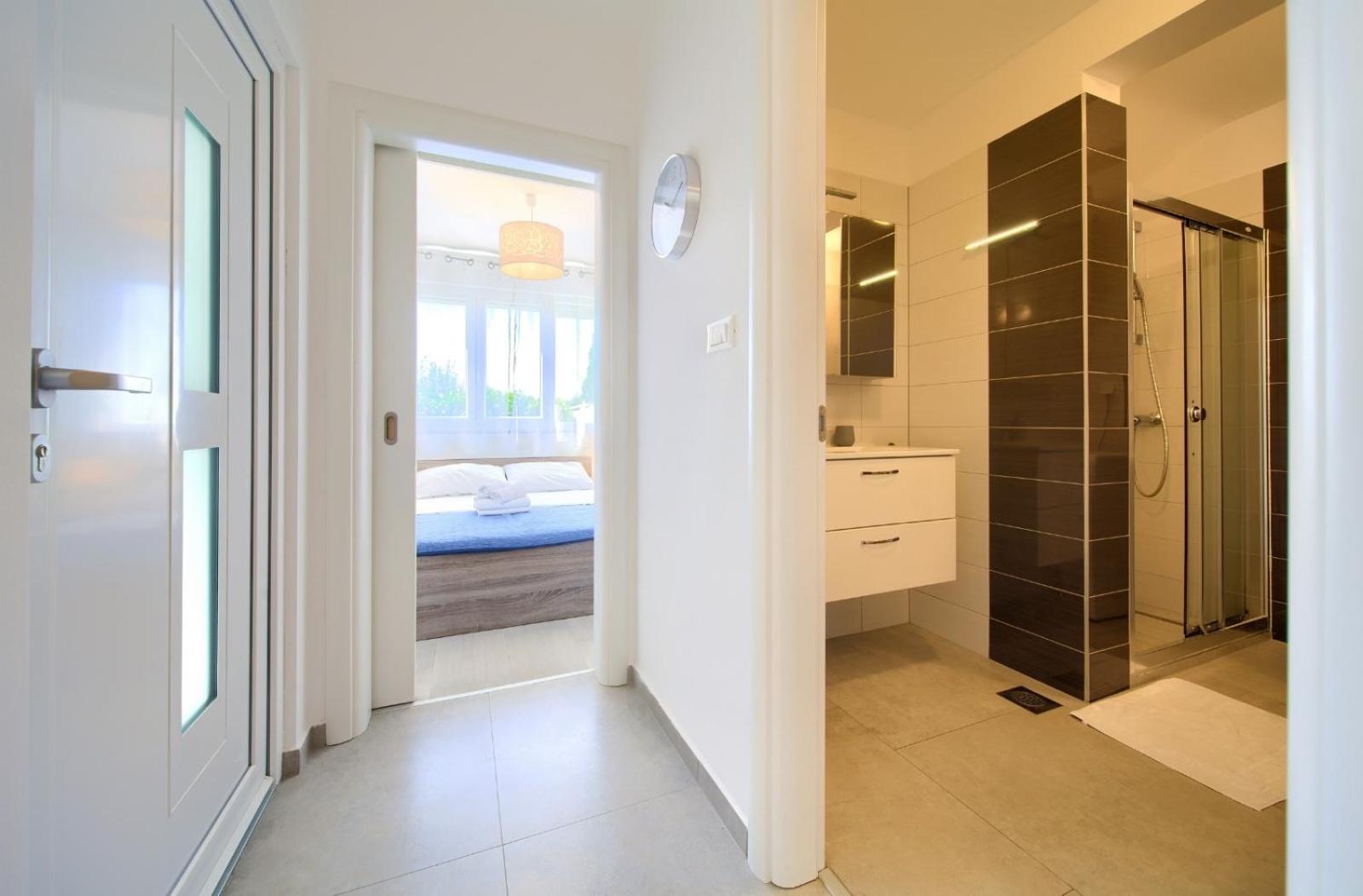 Apartment Sasso Bianco With The Private Pool Нивице Экстерьер фото