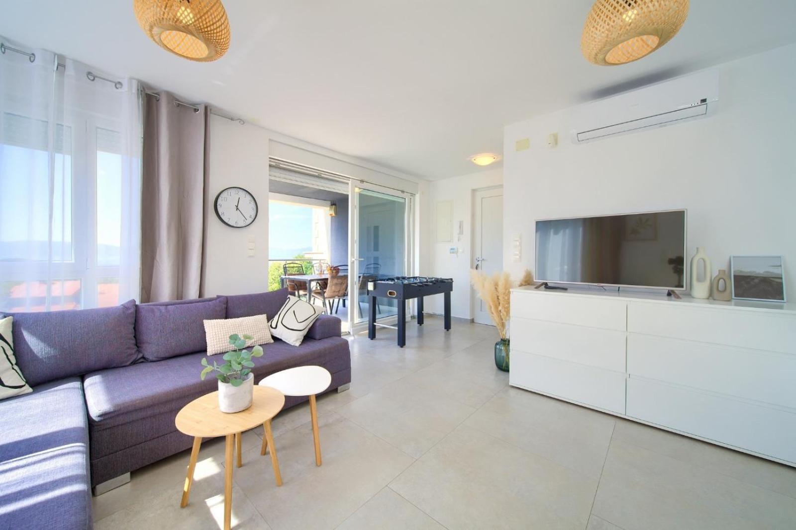 Apartment Sasso Bianco With The Private Pool Нивице Экстерьер фото